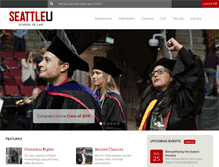 Tablet Screenshot of law.seattleu.edu